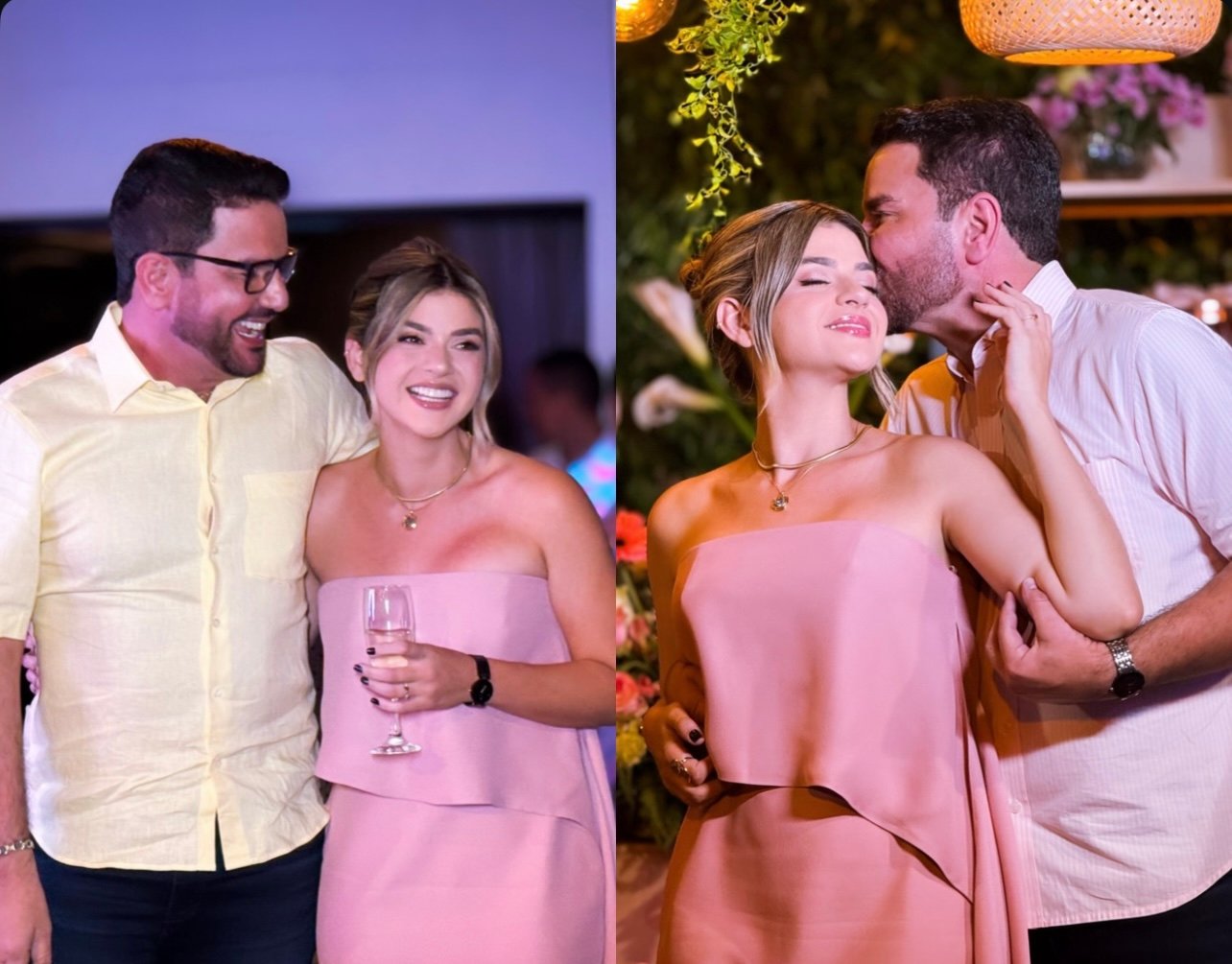 At a luxurious birthday party, Gladson’s girlfriend declares to him: “My love”