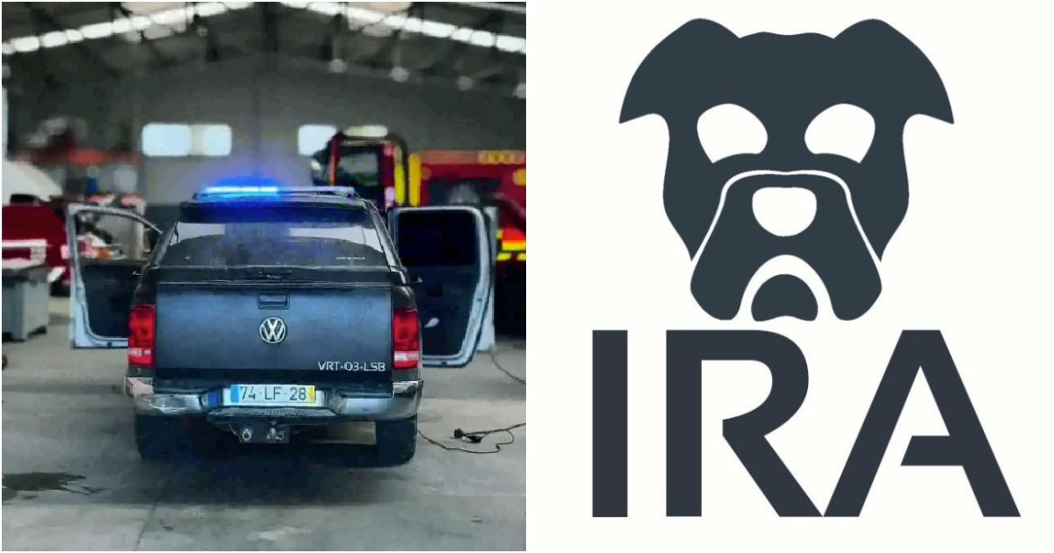 IMT reverses and stops the IRA from driving with sirens and blue lights
