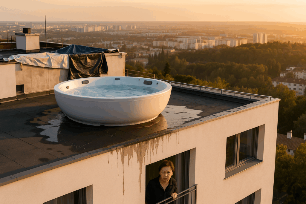 Neighbor denounced owners for installing jacuzzi on the terrace without condominium authorization: court ruled in favor and 'ordered' its removal