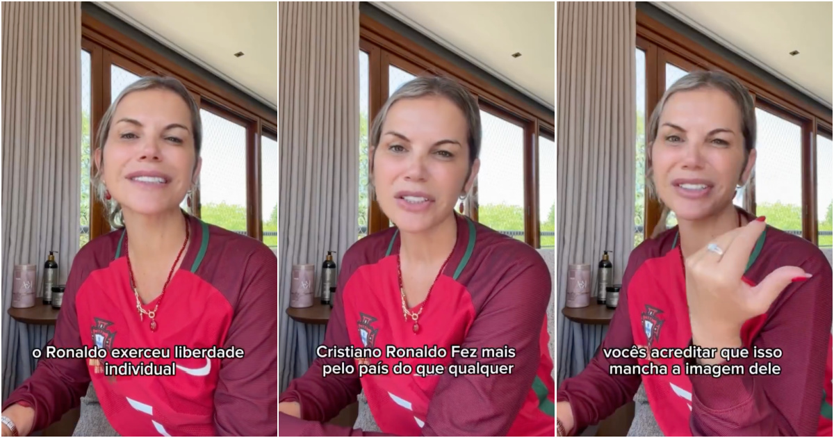 Kátia Aveiro shares “open letter” in defense of Cristiano Ronaldo
