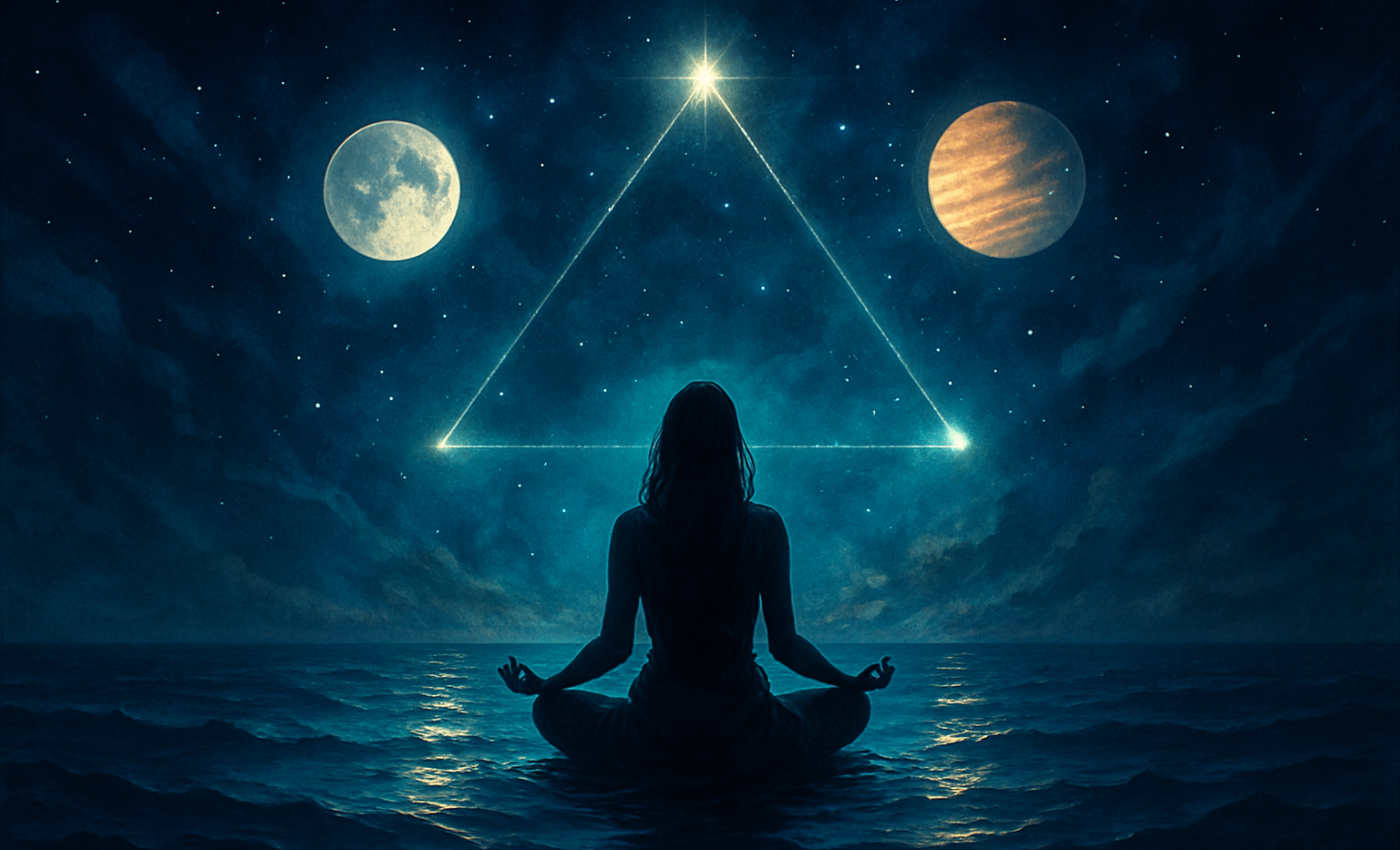 Grand Water Trine – November 17, 2025: Sun-Jupiter-Saturn can reactivate your FEAR from the past. Ritual of emotional RELEASE