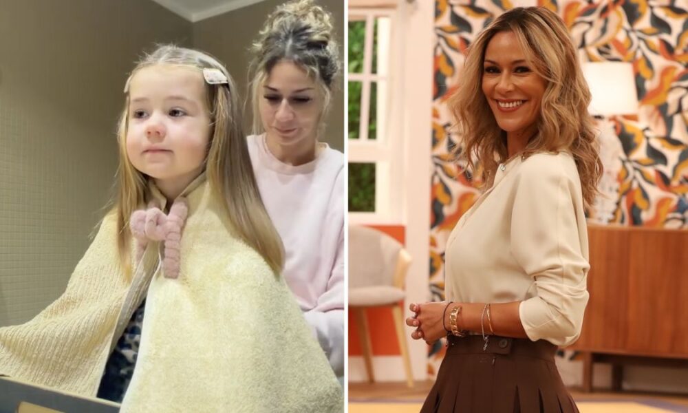 Marta Melro 'takes a risk' and cuts her daughter's hair for the first time: “She turned to me out of nowhere…”