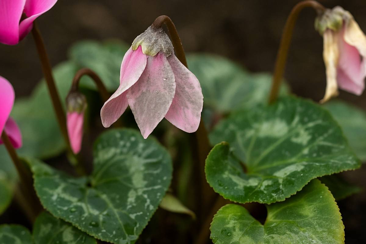 remove the uffa from cyclamens naturally