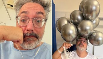 Hospitalized, Nuno Markl receives a t-shirt with a 'caricatured' message: “I had a stroke and…”