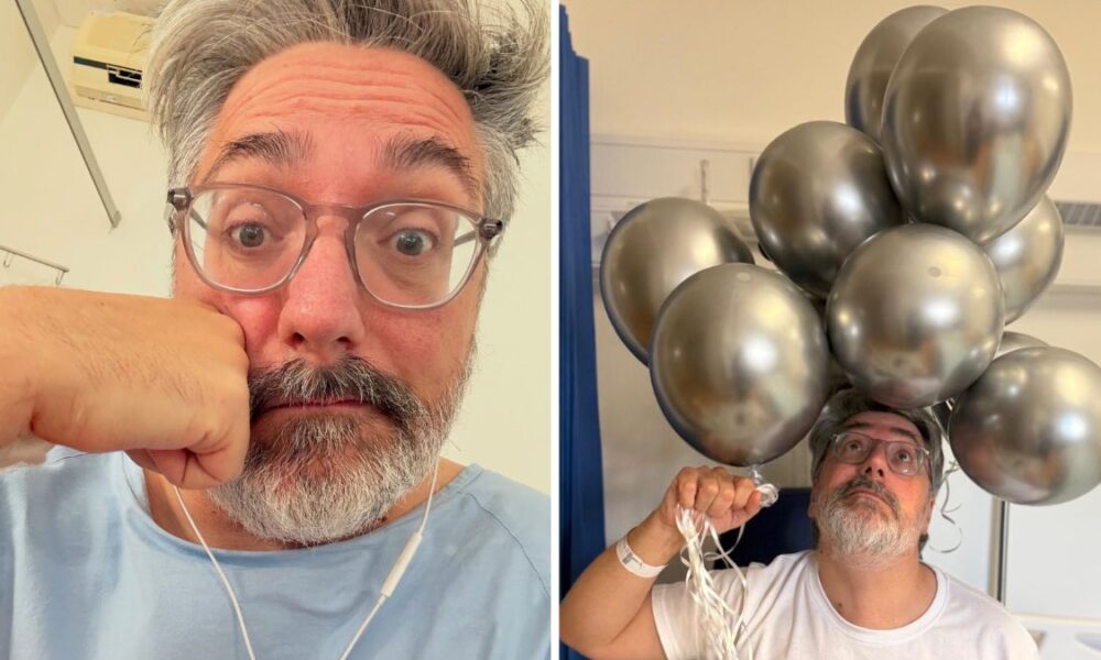 Hospitalized, Nuno Markl receives a t-shirt with a 'caricatured' message: “I had a stroke and…”