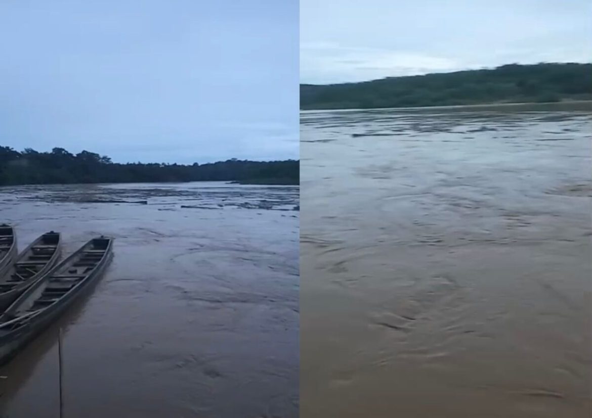 Video shows impressive rise in the Iaco River after months of drought; WATCH
