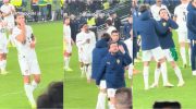Rúben Dias and Bernardo Silva were involved in a verbal confrontation with fans after defeat