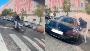 Video shows thieves stealing a Rolex watch in broad daylight in the center of Lisbon