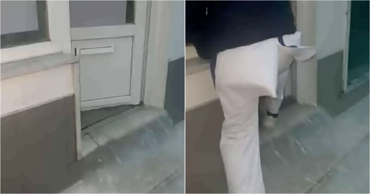 Video reveals desolate scene when opening the door of a beauty salon in Fernão Ferro