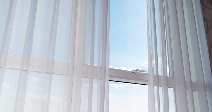 Snow-white curtains can be a decoration of any interior