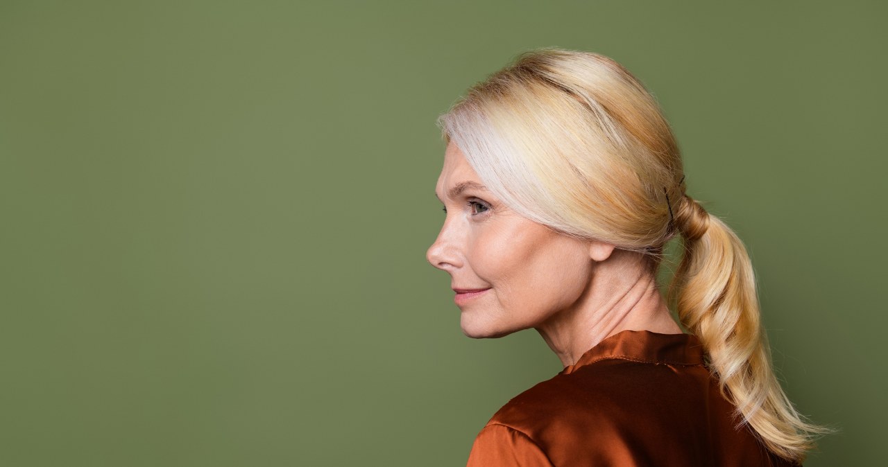 Instead of a tight, sleek ponytail, try a looser updo lower and closer to the neck /Pixel