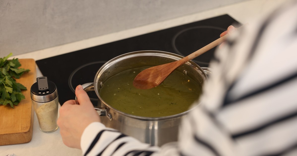 This is how you save over-salted broth. You don't need to add water to it at all