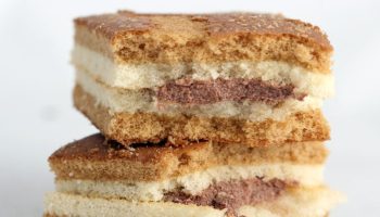 Fluffy, delicate tops and chocolate filling. The perfect cake for St. Nicholas Day