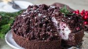 Christmas Mole Mound. A fluffy and light option instead of poppy seed cakes and cheesecakes
