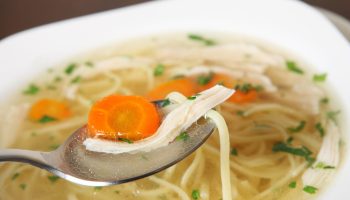 Recipe for "anti-flu" broth. Make more right away and put it in the freezer