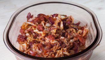 When I serve it for dinner, my husband smacks his lips with satisfaction. This stewed cabbage with onion is my favorite