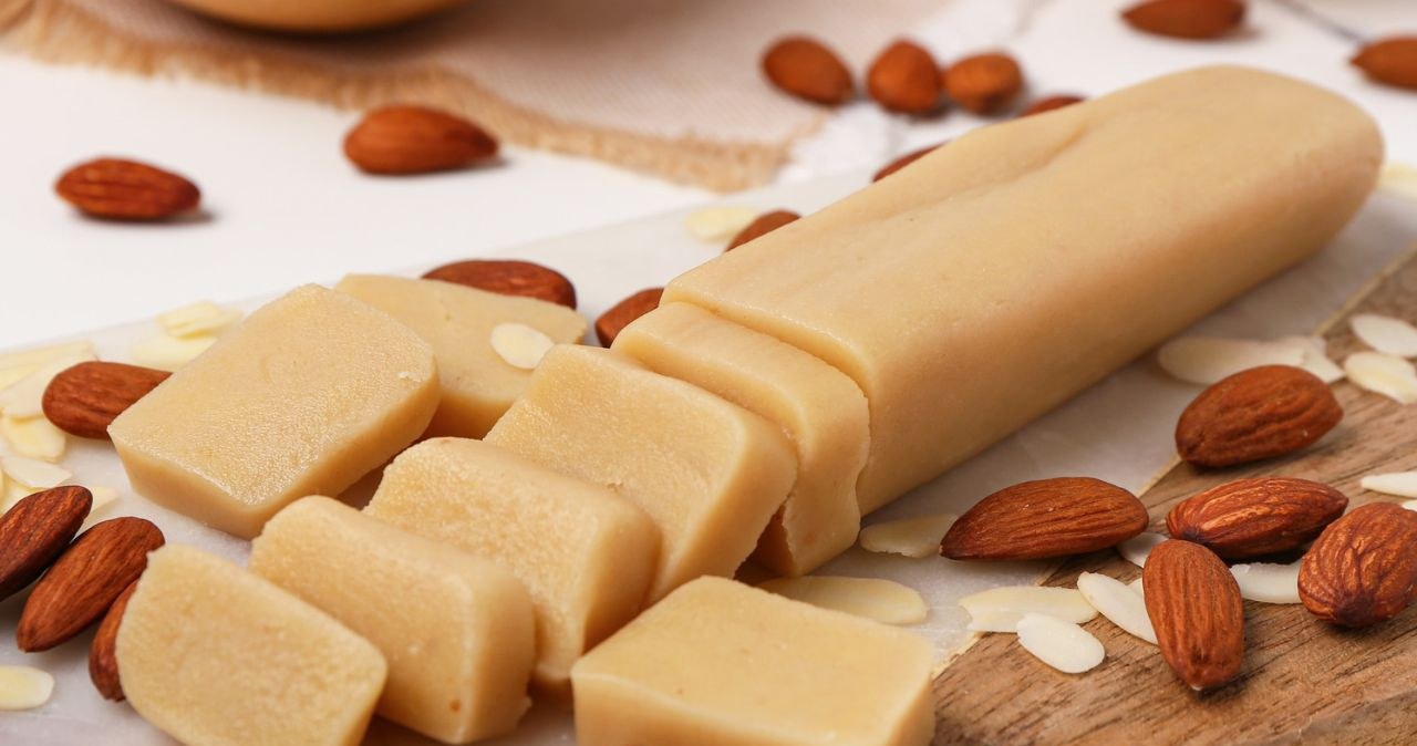 You can make it cheaper at home. Perfect filling for Christmas cakes