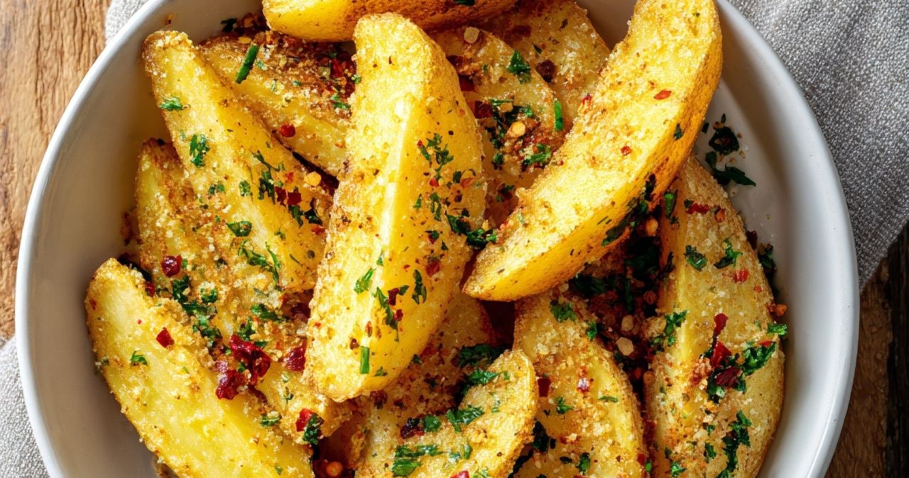 The best baked potatoes. A simple trick makes them crispy on the outside and soft on the inside