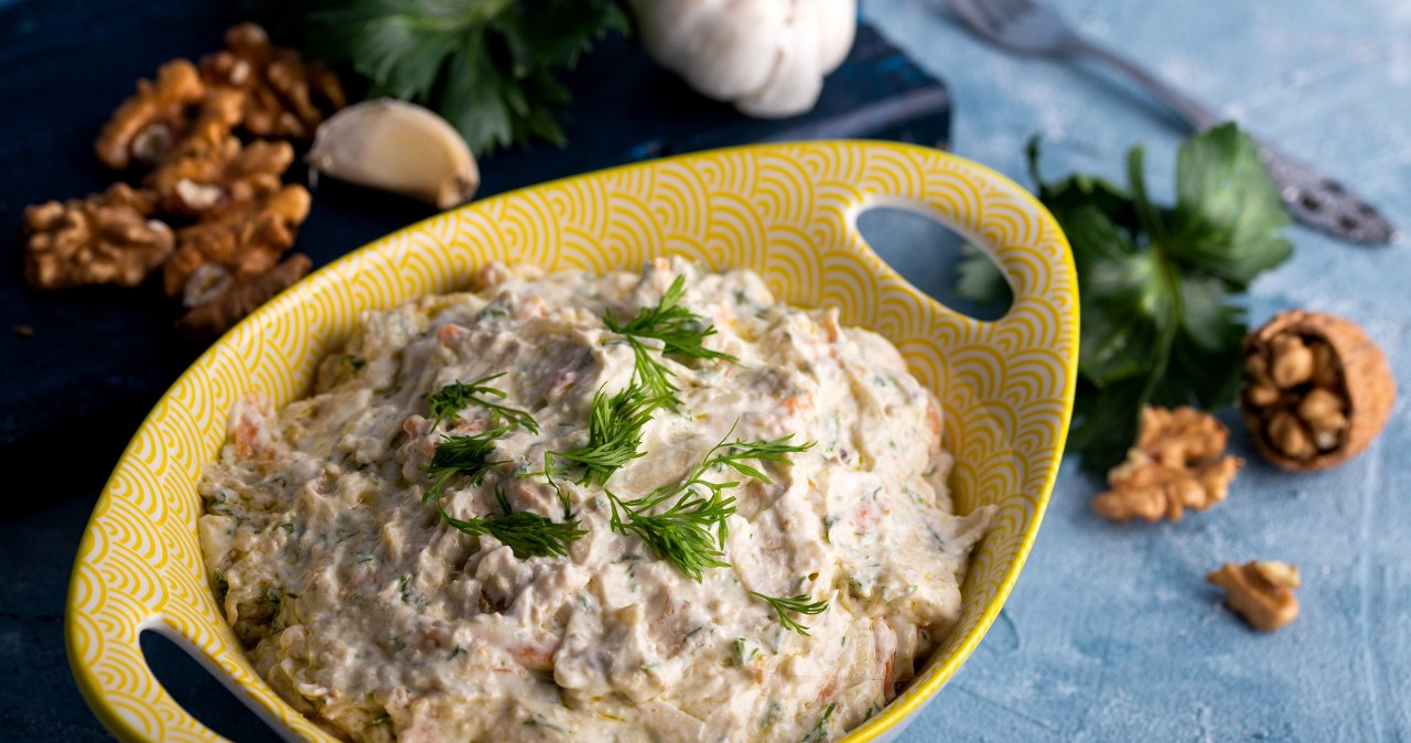 Salad with walnuts. You will make it during the holidays and repeat it on New Year's Eve, because your family will ask for it