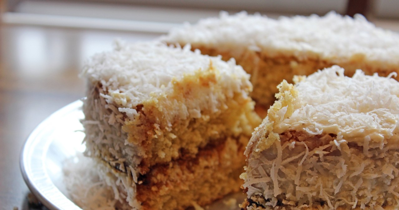 The name of this cake will make everyone laugh. Your guests will love the coconut flavor