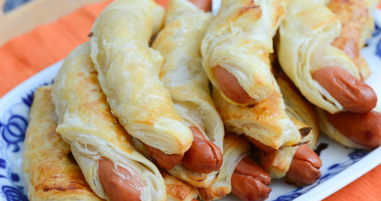 A quick snack made of puff pastry. It tastes best warm