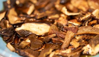 I only soak the mushrooms in this type of water, they are soft and aromatic. Perfect for dumplings and bigos