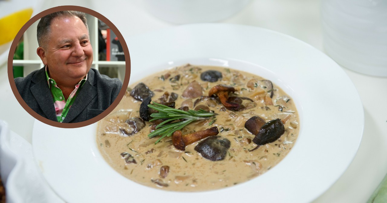 Makłowicz makes such mushroom soup. I tried it and it is second to none