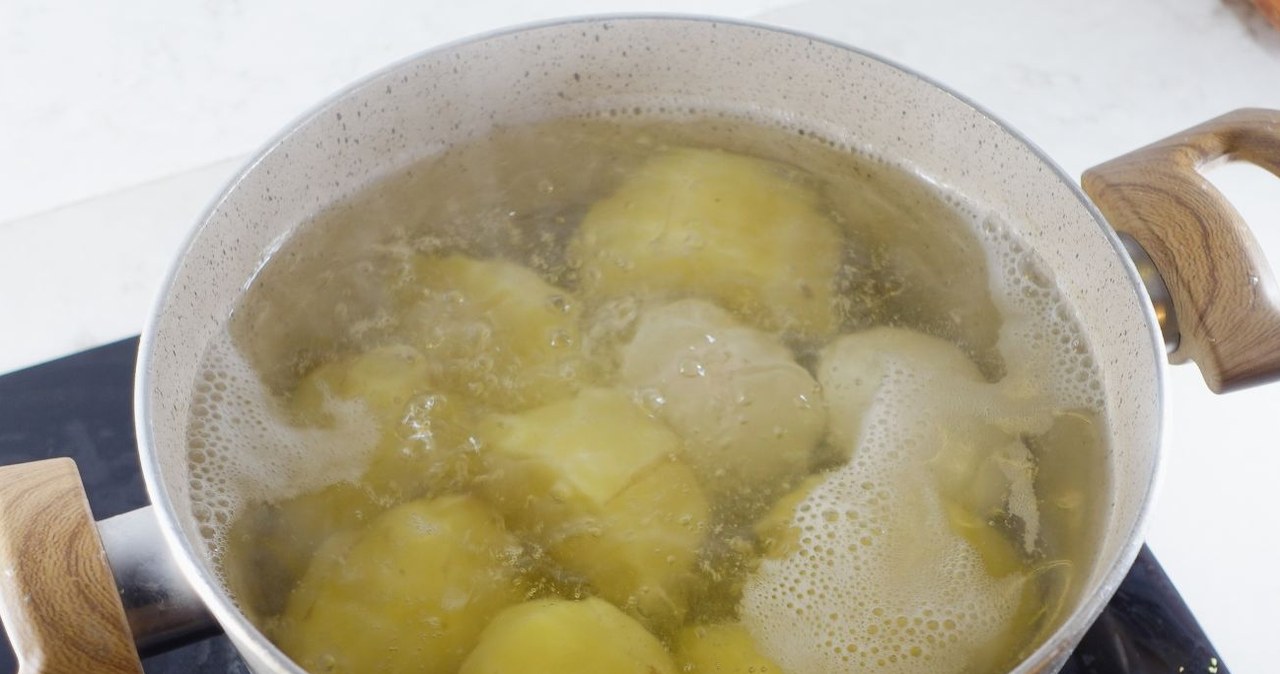 Add a teaspoon to the boiling potatoes. They taste delicious and do not burden the intestines