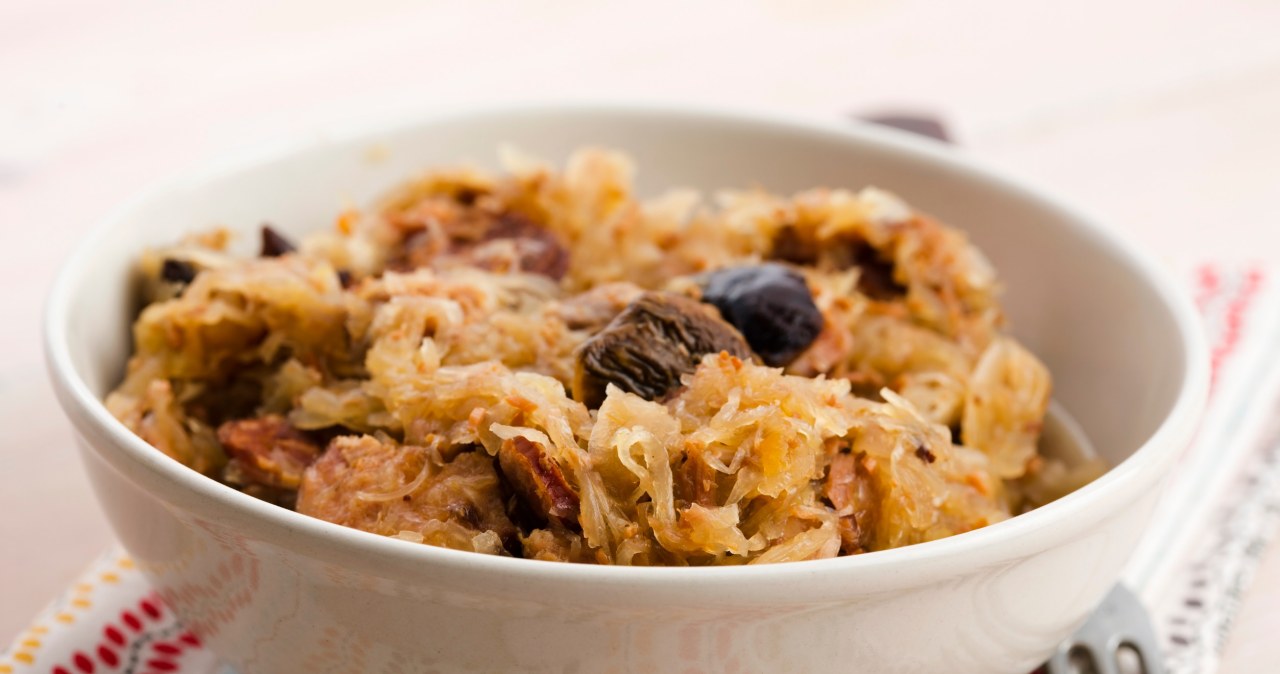 Christmas Eve bigos from Grandma Wiesia's recipe. One addition makes everyone take a helping