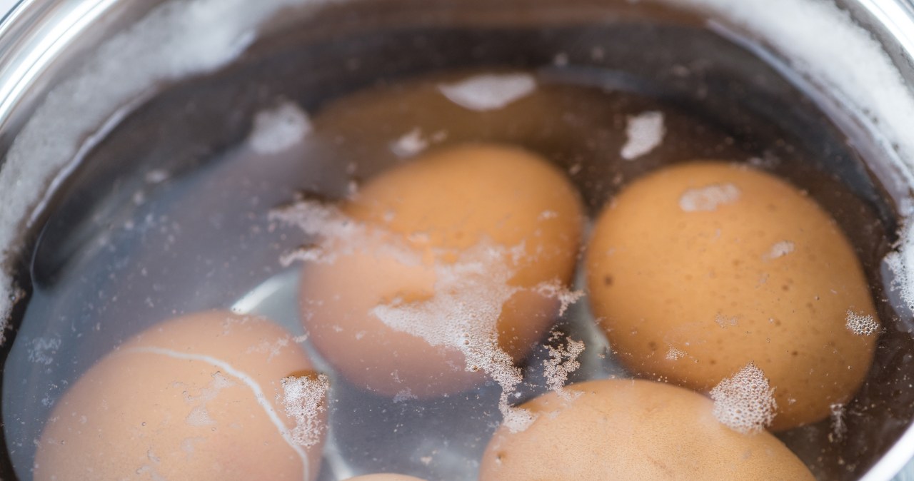 Eggs have never been easier to peel. Just throw it into the pot