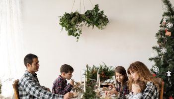 Serve your family for New Year's dinner. You will ensure their prosperity and well-being