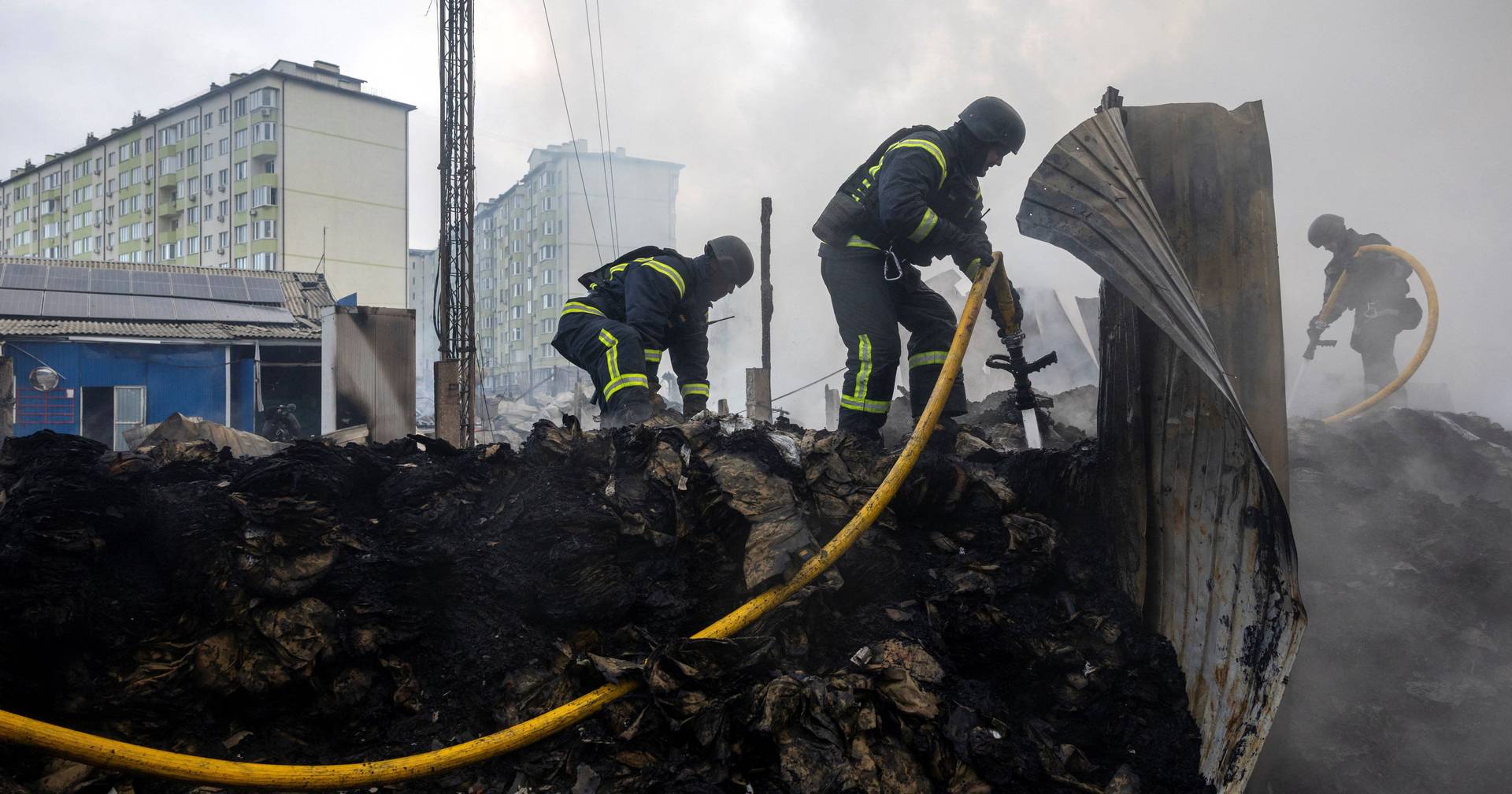 Russia launched new massive attack on Ukraine with drones and missiles