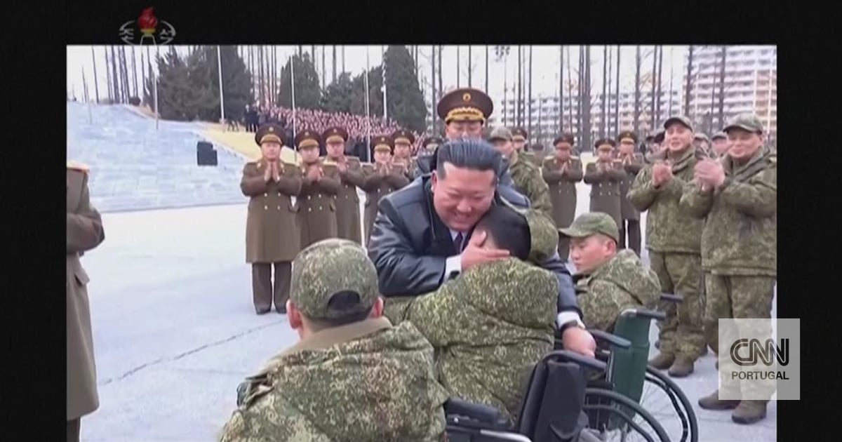 They came back but not all of them and some in wheelchairs. Kim Jong-un welcomes "hero" soldiers for what they did for Russia