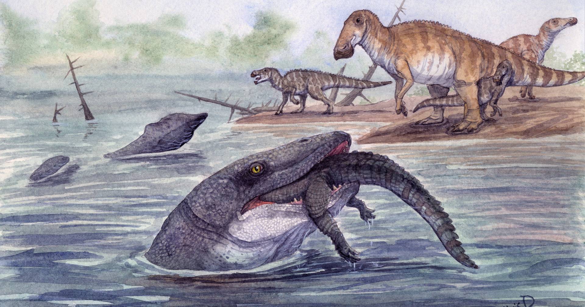 Marine reptile from the age of dinosaurs could also live in freshwater