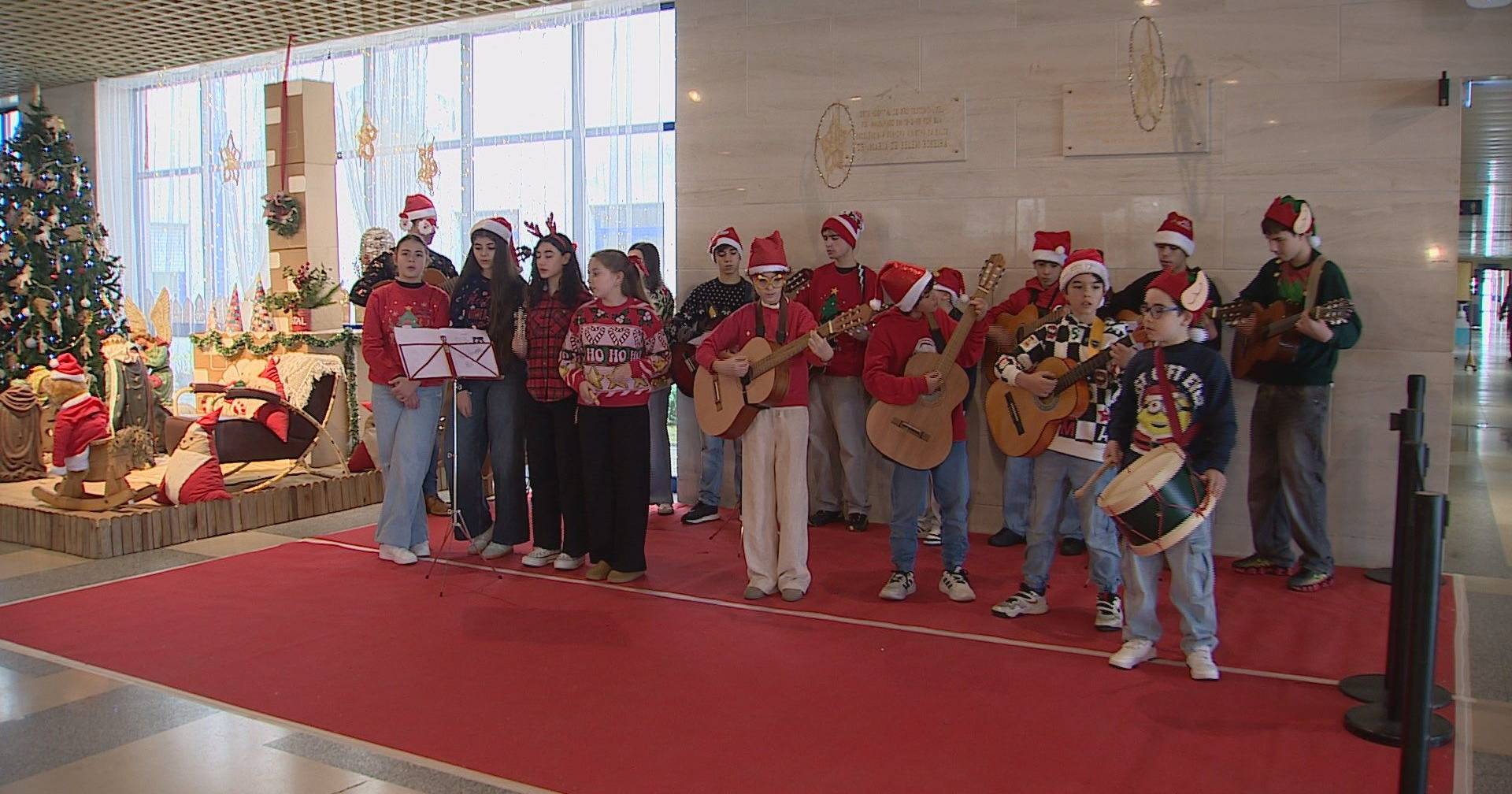At Christmas, Hospital de Viseu opens its door to music to cheer up patients and professionals