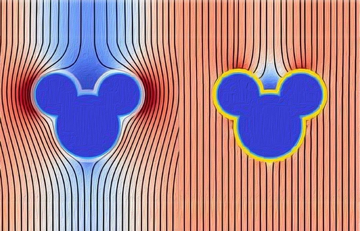 Magnetic invisibility has left the field of science fiction