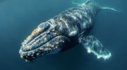 Certain whales have an intriguing relationship with small marine animals