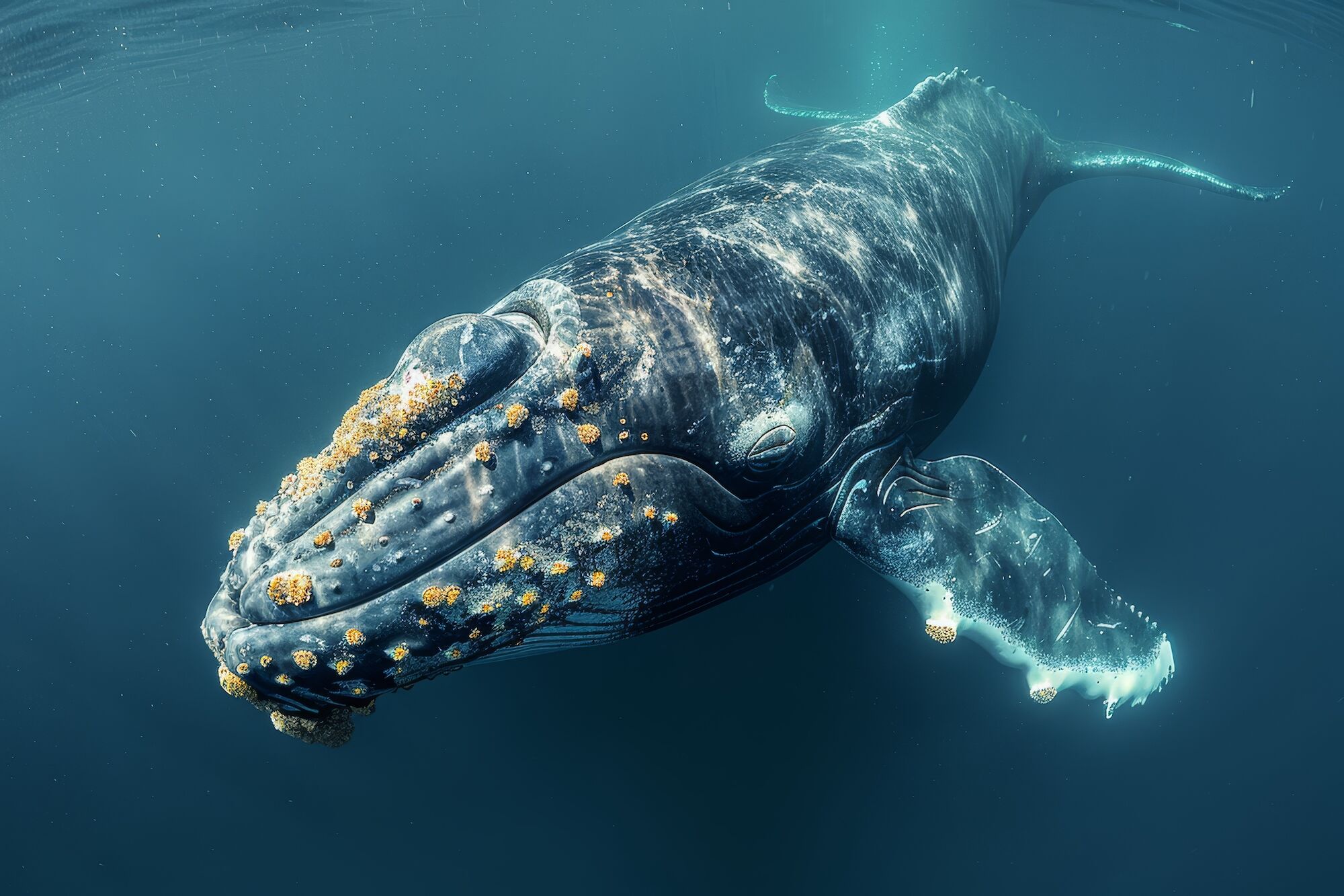 Certain whales have an intriguing relationship with small marine animals