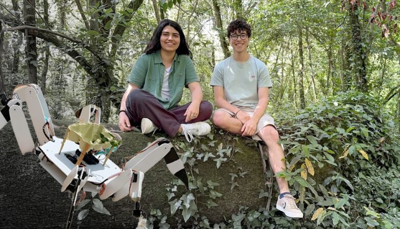 Two Portuguese students invented a robot that replants forests destroyed by fire