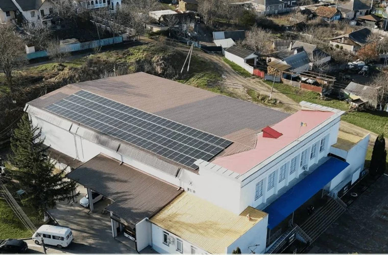The Cultural Center in Sipoteni became energy independent thanks to the solar panels