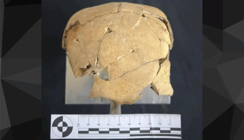 Cube-shaped human skull found in Mexico. It's a sign of camaraderie