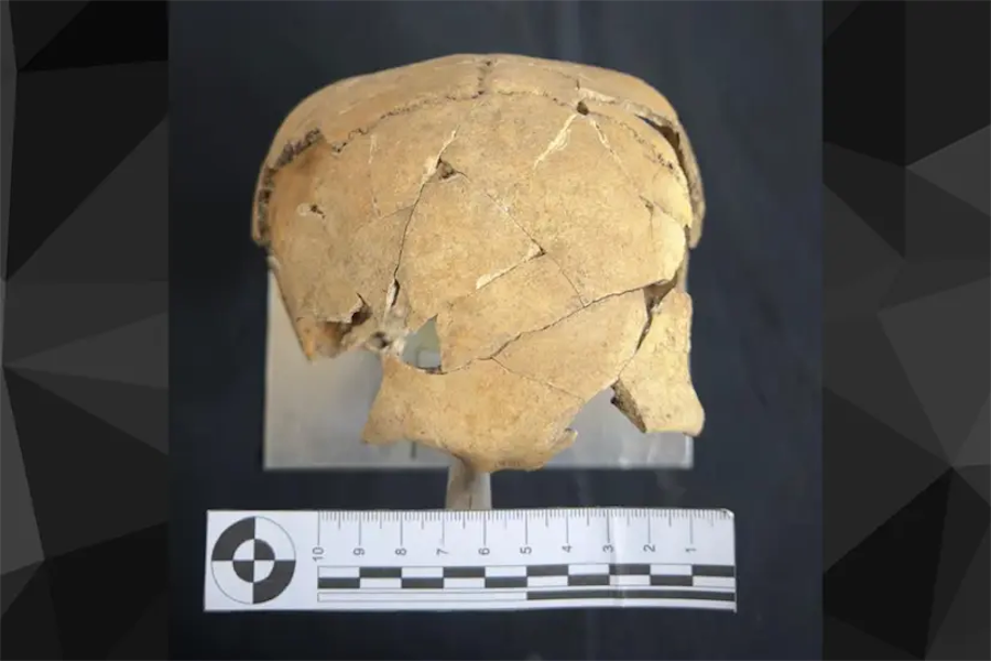 Cube-shaped human skull found in Mexico. It's a sign of camaraderie