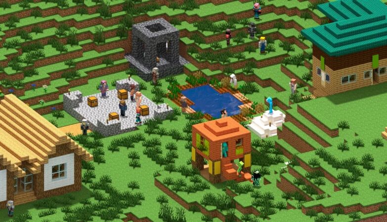 They let 1000 AIs build their own village. A very strange civilization emerged