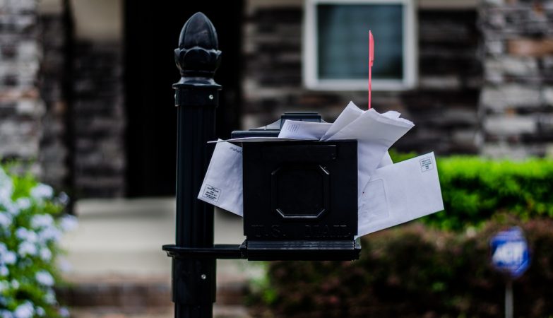 Mail ends in Denmark