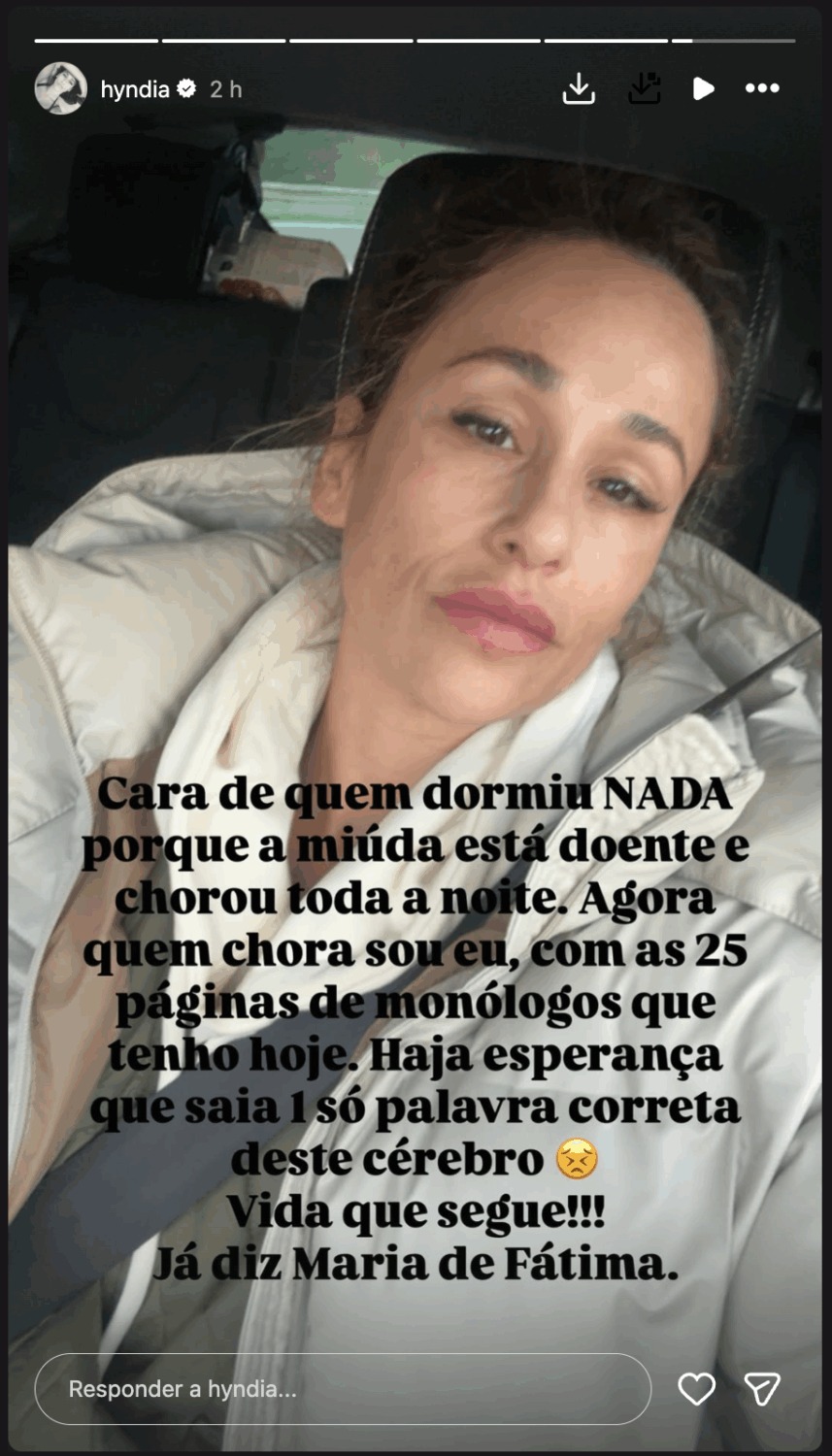 “She cried all night…” Rita Pereira vents after challenging night with her daughter