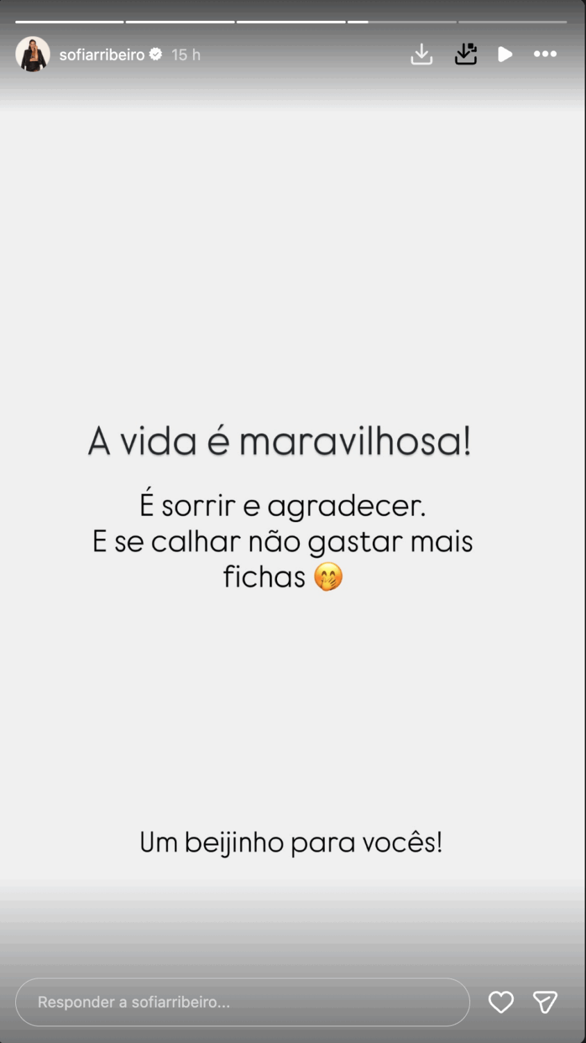 Sofia Ribeiro remembers the spectacular accident and is grateful: “It’s not spending any more chips…”