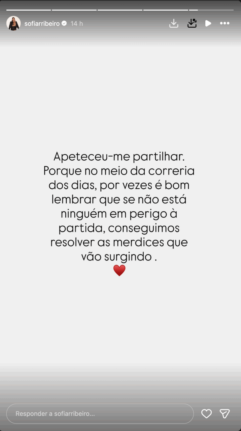 Sofia Ribeiro remembers the spectacular accident and is grateful: “It’s not spending any more chips…”