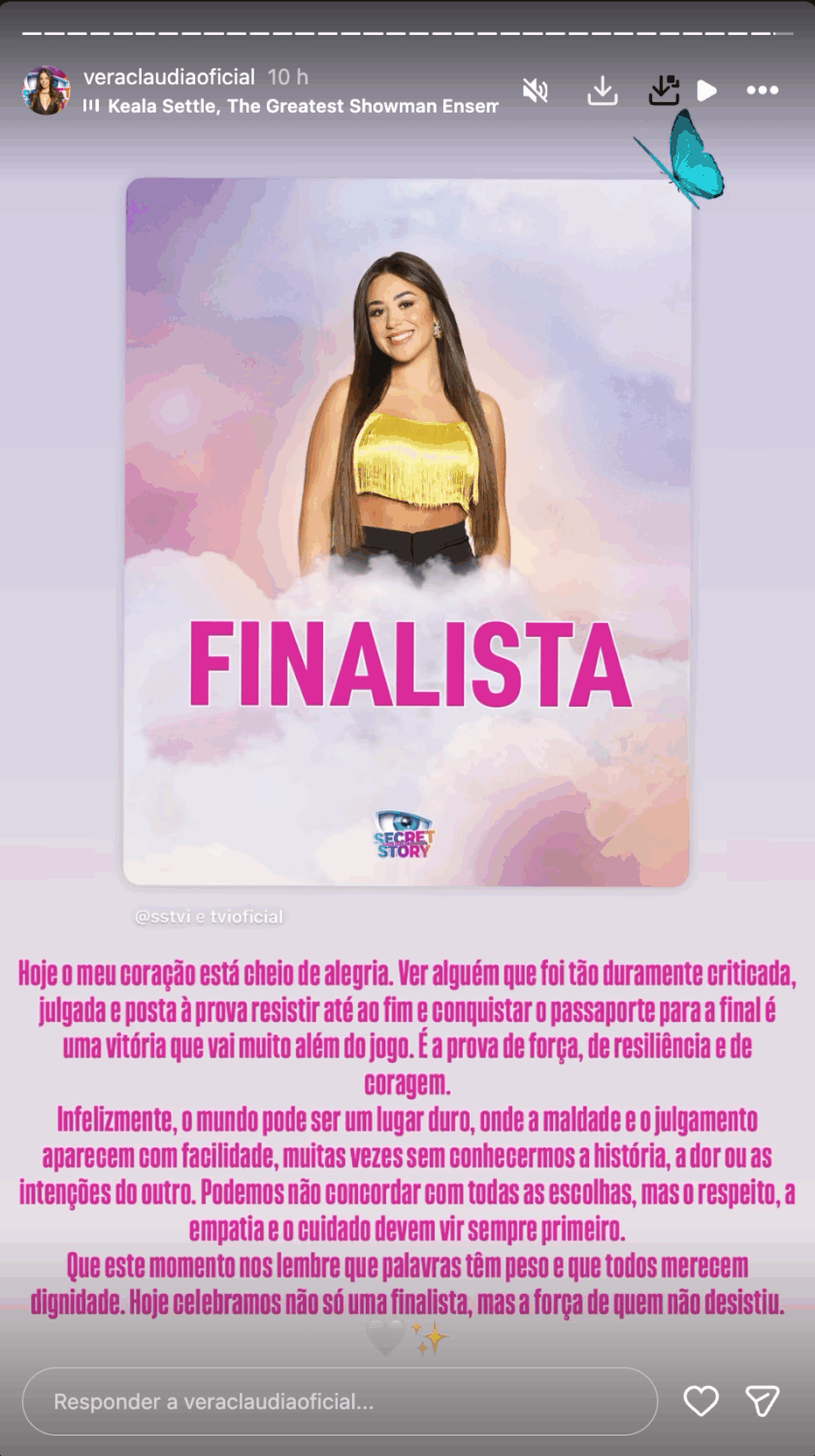 Vera 'celebrates' handing Liliana her passport to the final: “It's a victory that goes far beyond the game…”