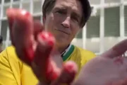 Jim Caviezel portrayed as Jair Bolsonaro