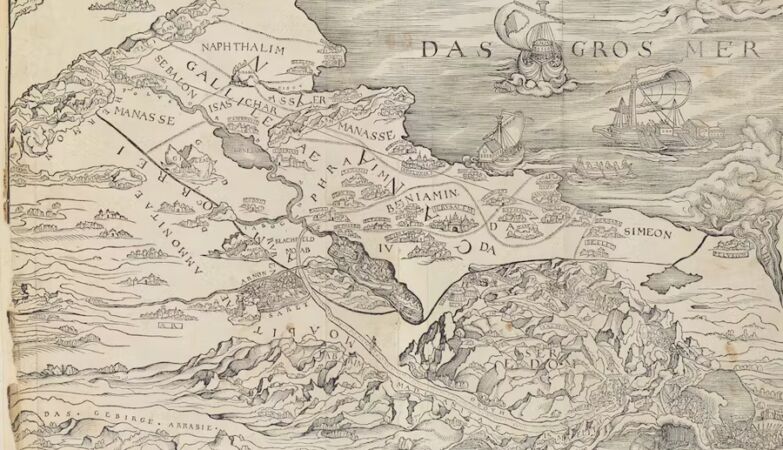 First Bible to include a map helped spread the idea of ​​borders